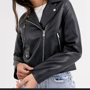 ASOS Design Ultimate Black  Faux Leather Moto Jacket